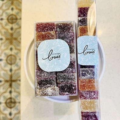 Pâtes de fruits assorties (réglette de 250g)