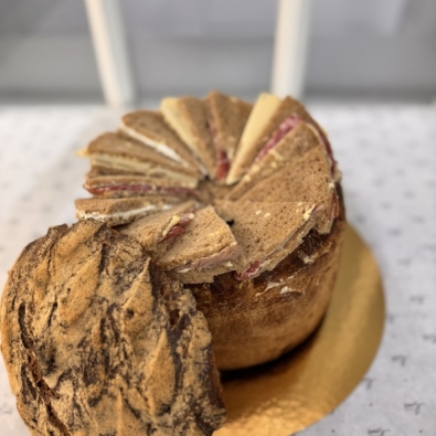 Pain surprise charcuterie - fromage (environ 54 parts)
